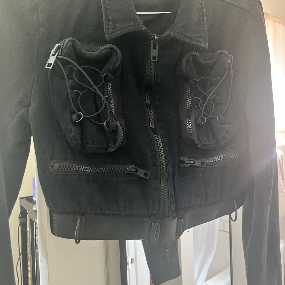 Dolls Kill Black Utility Jacket
